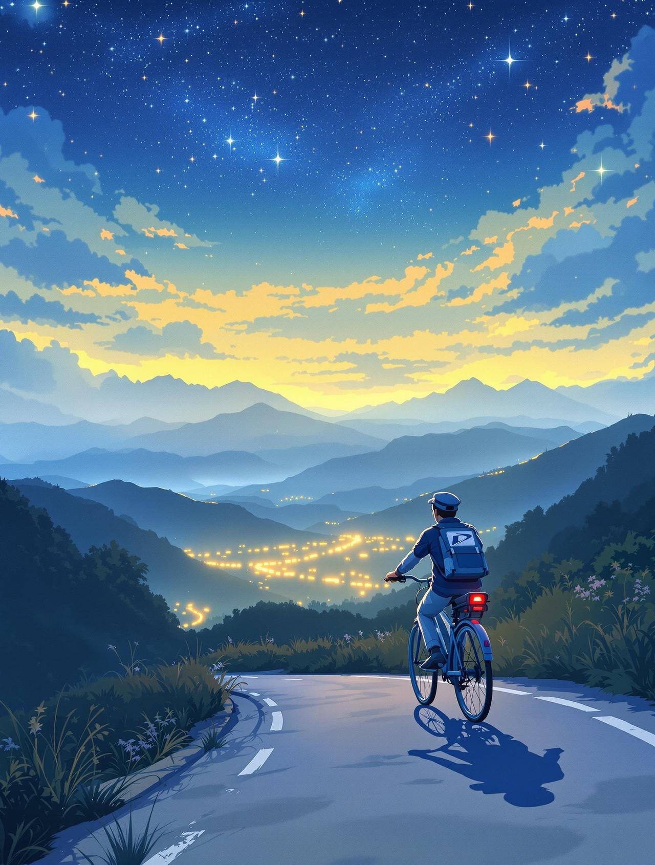 ai入口 星空下的邮递员 - 山野童话之旅,自然风光治愈短剧排行榜
